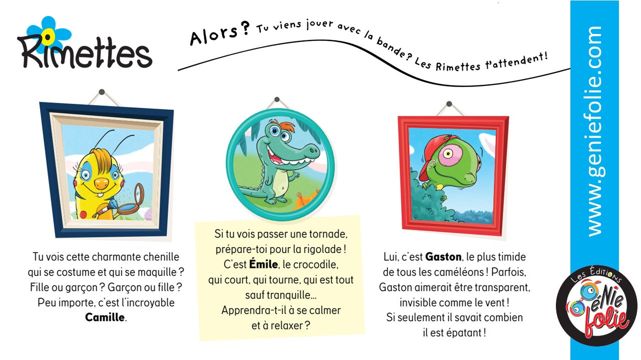Cherche et trouve les rimes! – LES ÉDITIONS GÉNIE FOLIE